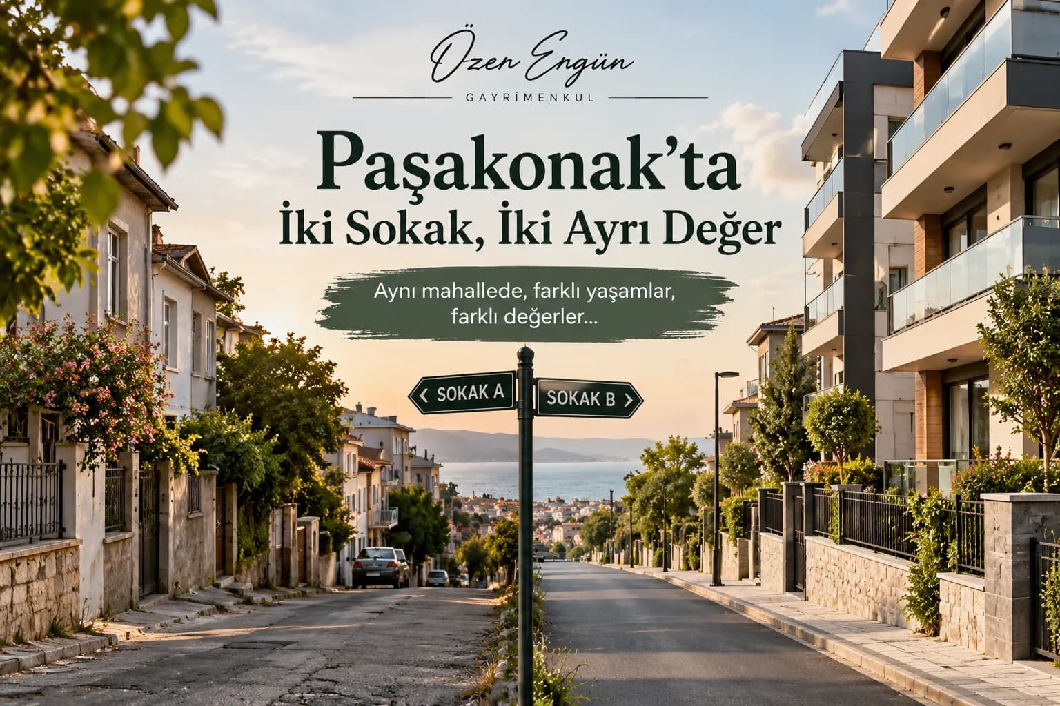 Paşakonak’ta İki Sokak, İki Ayrı Değer